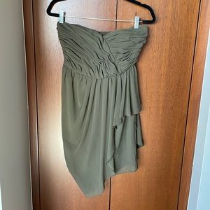 Ark & co. Strapless asymmetrical Dress